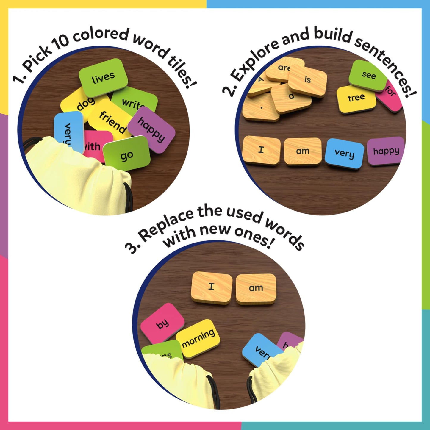 Skillmatics Sentence Search – Educational Board Game