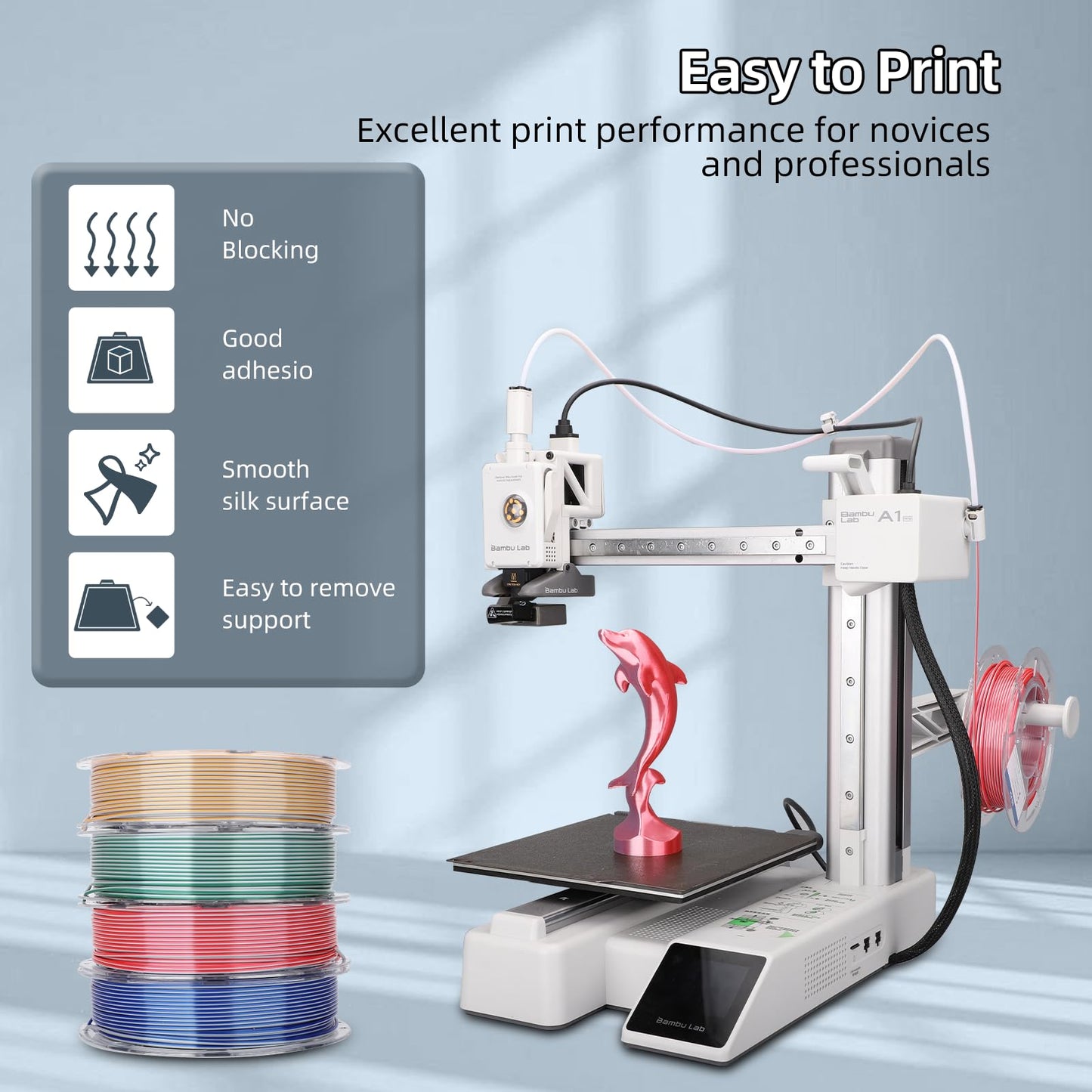3D Printer Filament Bundle, Silk PLA Filament