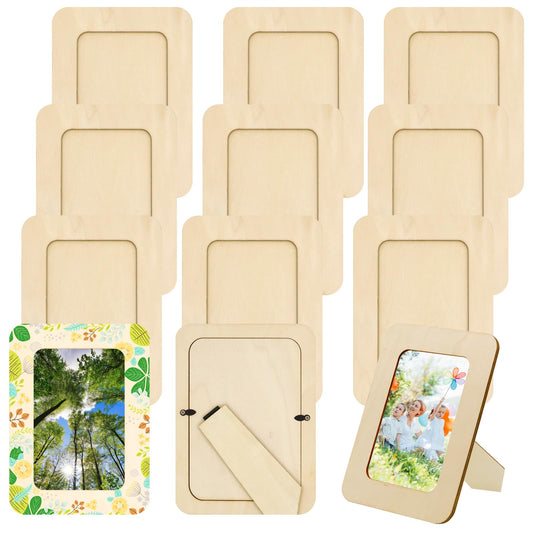 RYKOMO 12 Pieces Wooden Frames for painting and designing