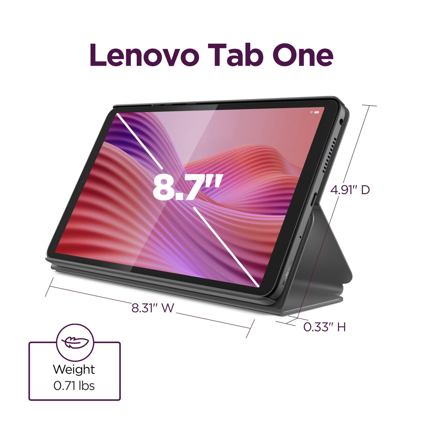 Lenovo Tab One - Lightweight Tablet -  4 GB Memory - 64 GB Storage