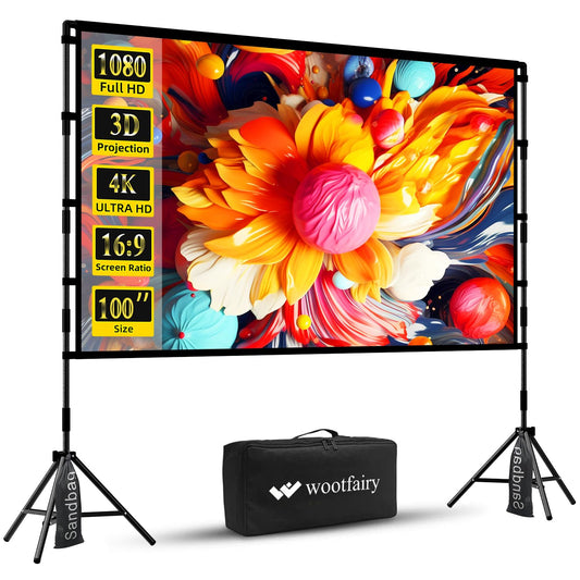 Wootfairy 100inch Projector Screen