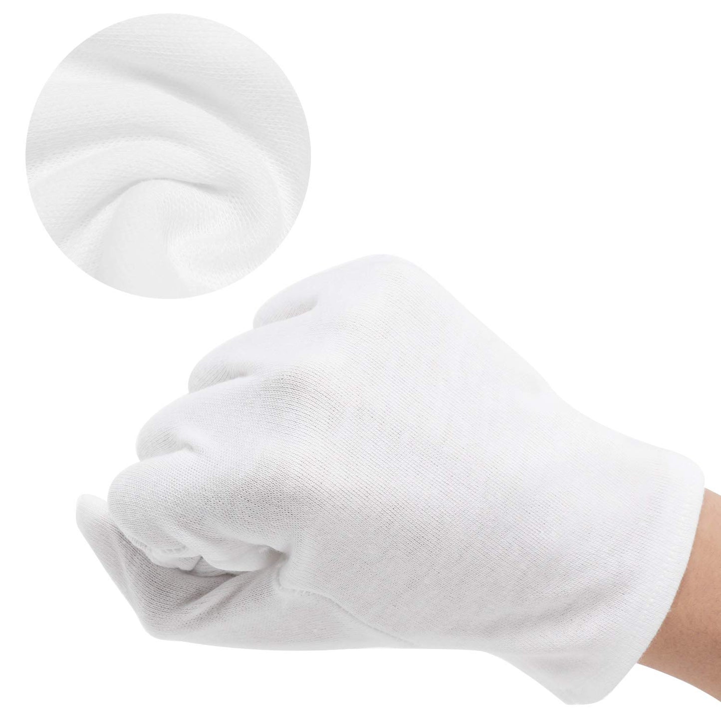 Archival Photo Gloves, White