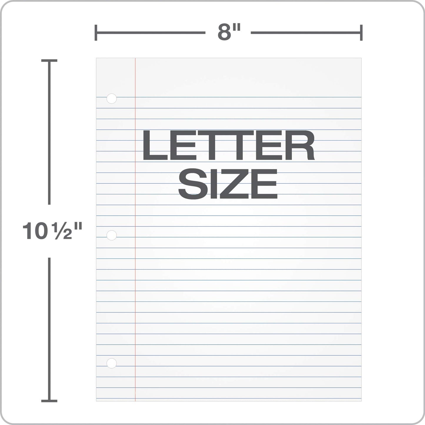 Oxford Filler Paper, Wide Ruled Paper, 500 sheets