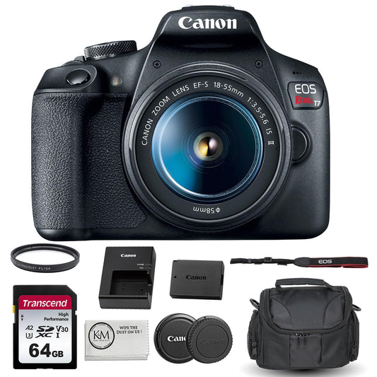 Canon EOS Rebel T7 DSLR Camera with 18-55mm Lens Bundled