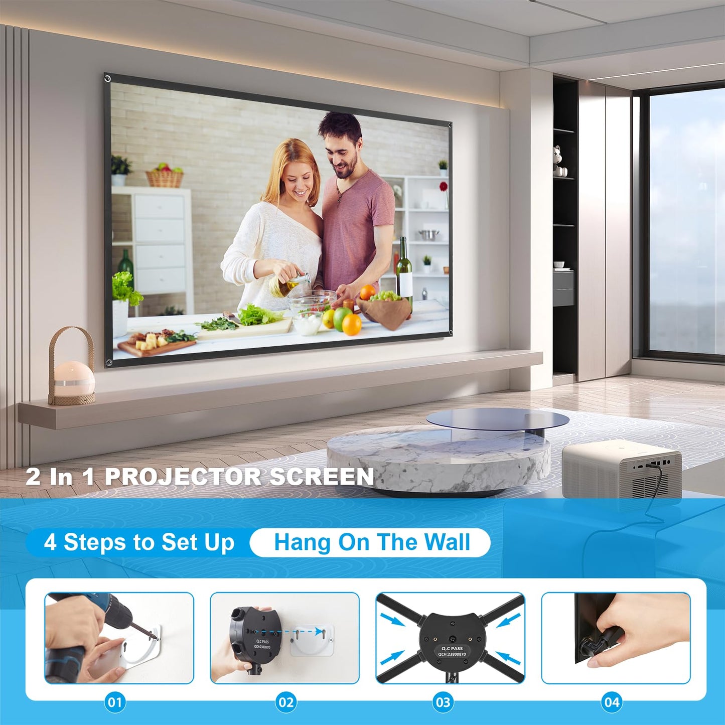 Portable Projector Screen