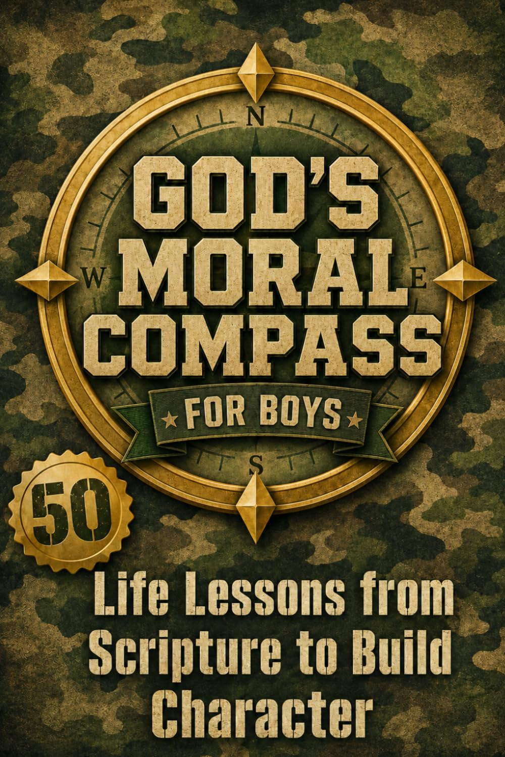God's Moral Compass for Boys: 50 Life Lessons from Scripture to Build Character- paperback