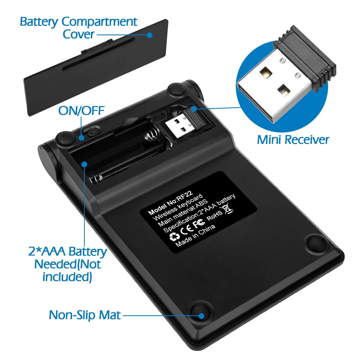 Wireless Number Pads, Numeric Keypad