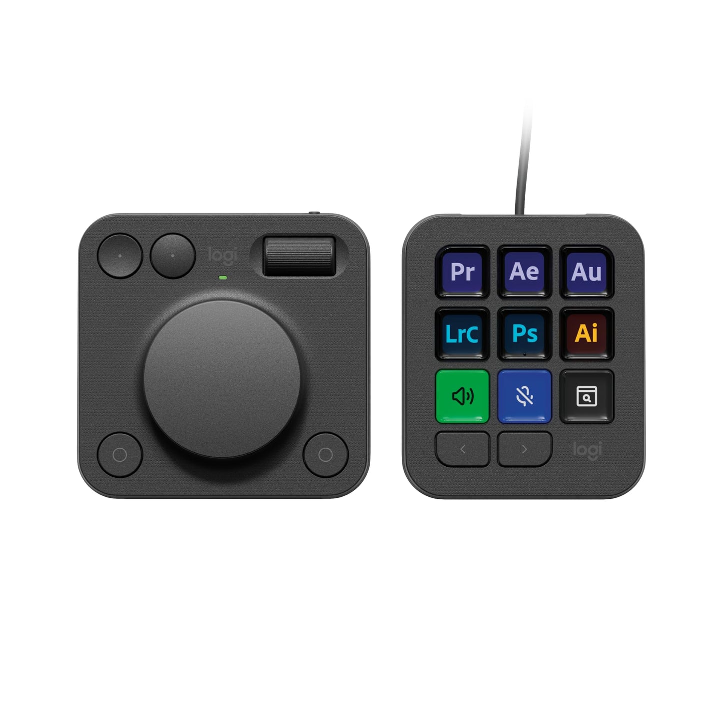 Logitech MX Creative Console, 9 Customizable LCD Keys,
