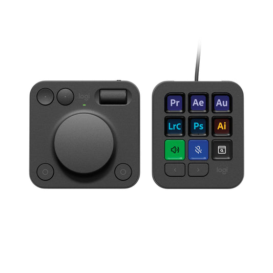 Logitech MX Creative Console, 9 Customizable LCD Keys,