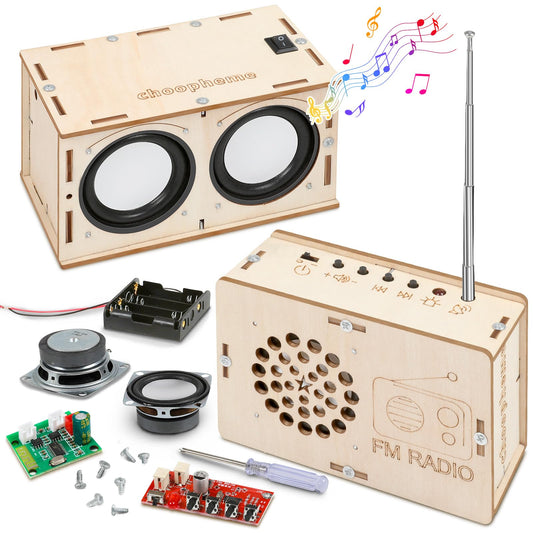 Stem Projects Science Kit Building Own Bluetooth Speaker & FM Radio