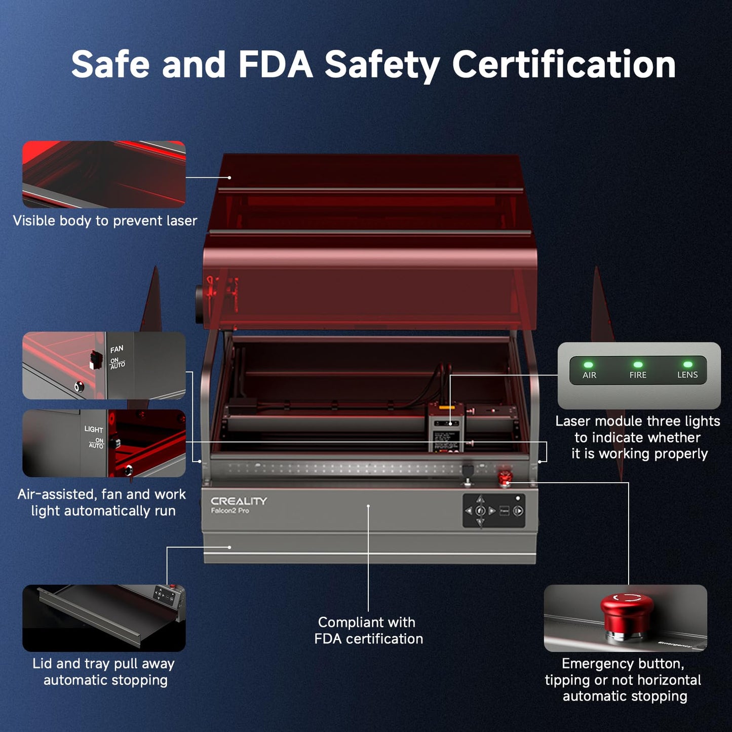 Creality Falcon2 P 22W Laser Engraver