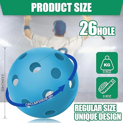 Baseball Practice Balls Plastic Training Balls