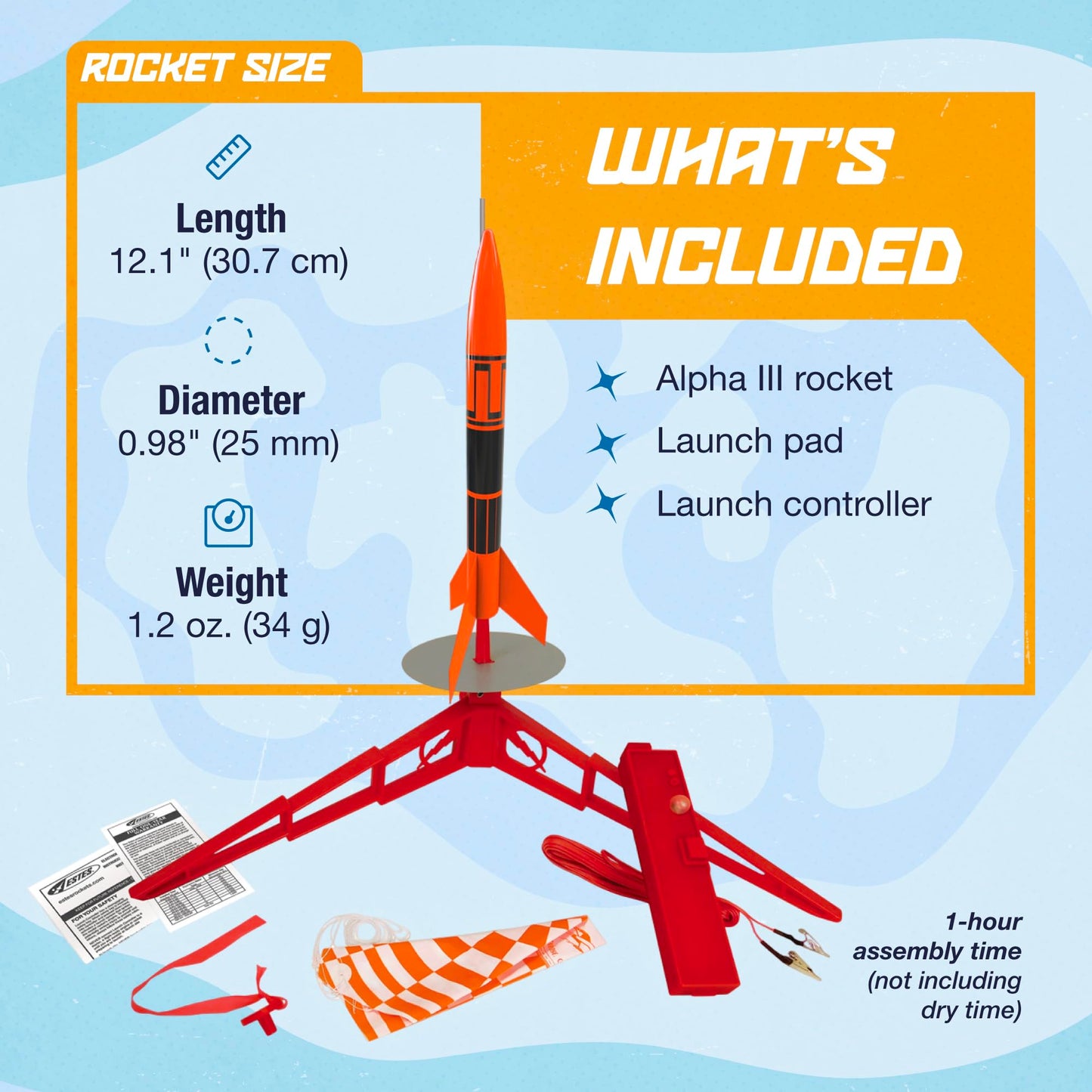 Estes 1427 Alpha III Rocket-Building Kit