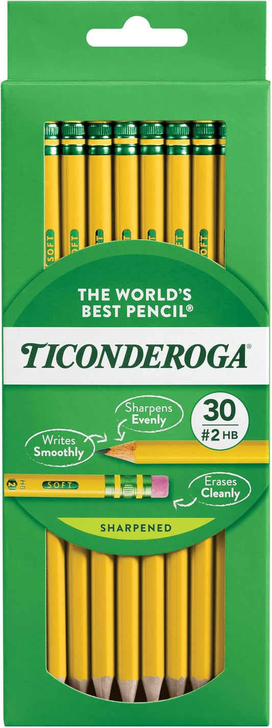 Ticonderoga Wood-Cased Pencils- 180 count