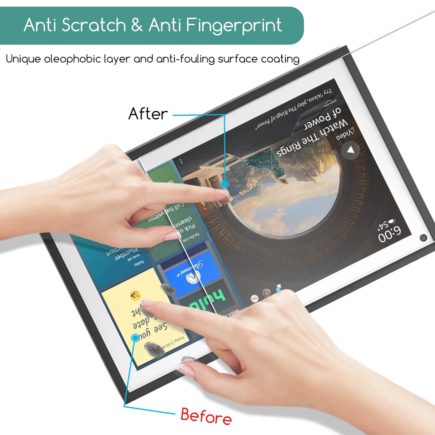 Screen Protector, Tempered Glass, echo show 15