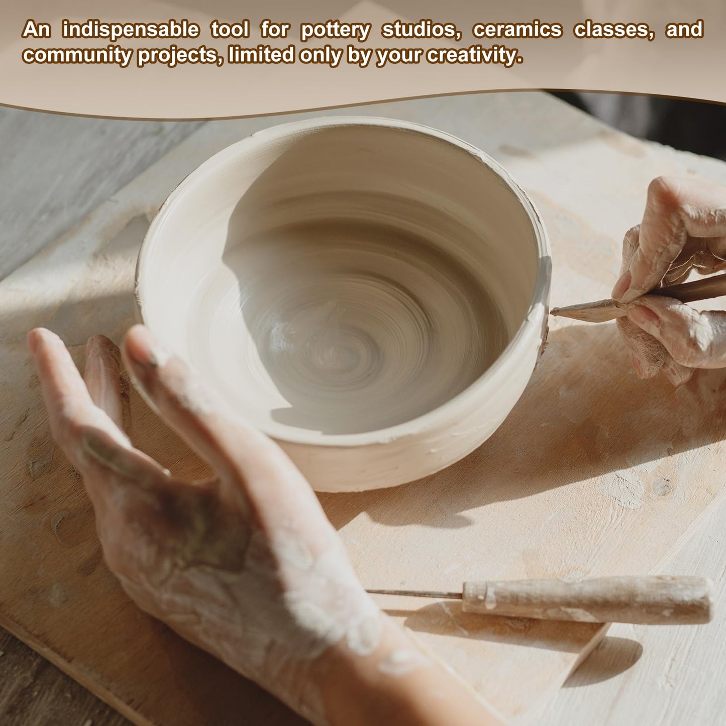 10 x 16 Wedging Board for Pottery with Built-in Handle, 4 Pcs