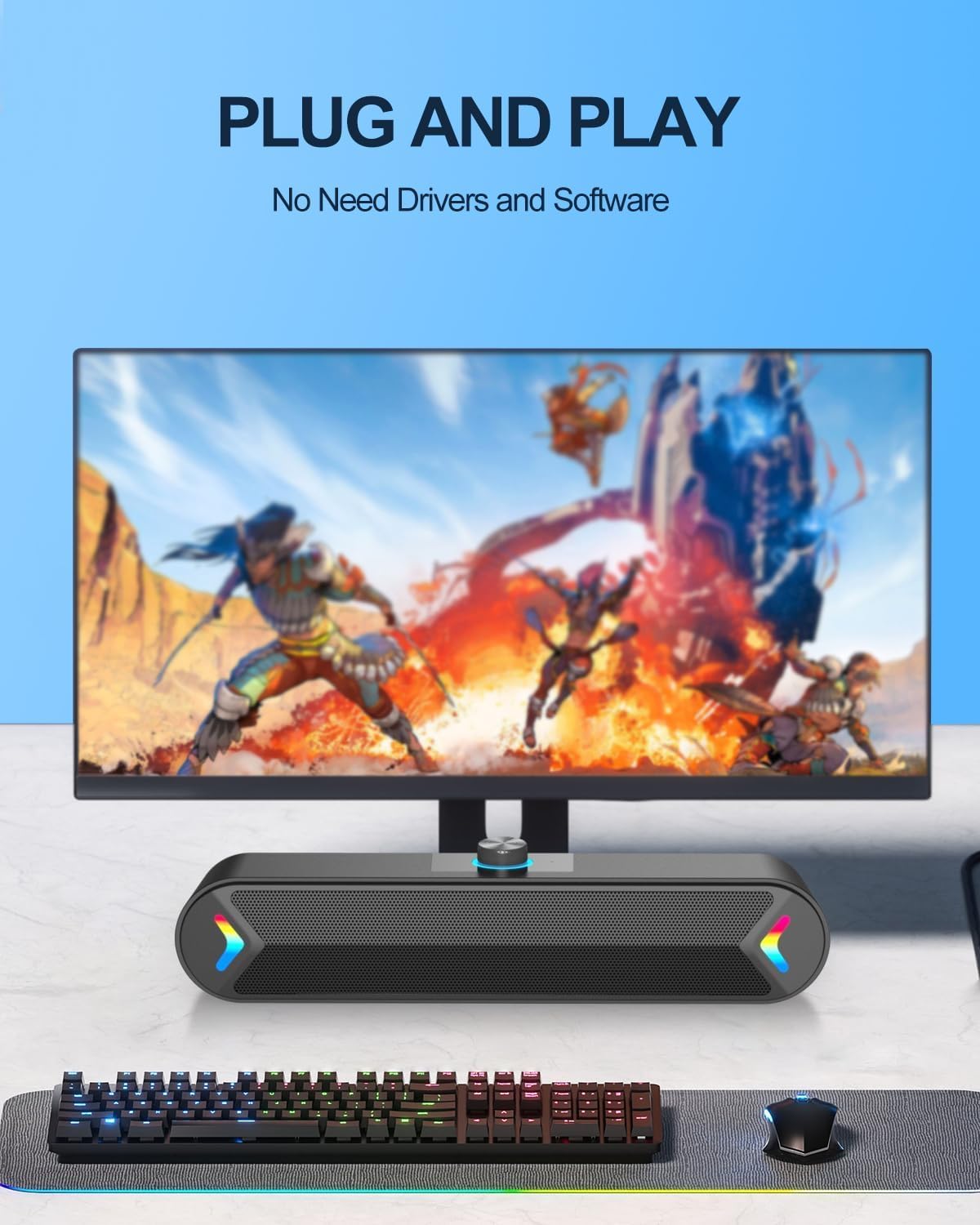 LENRUE Computer Speakers, Projector Speaker