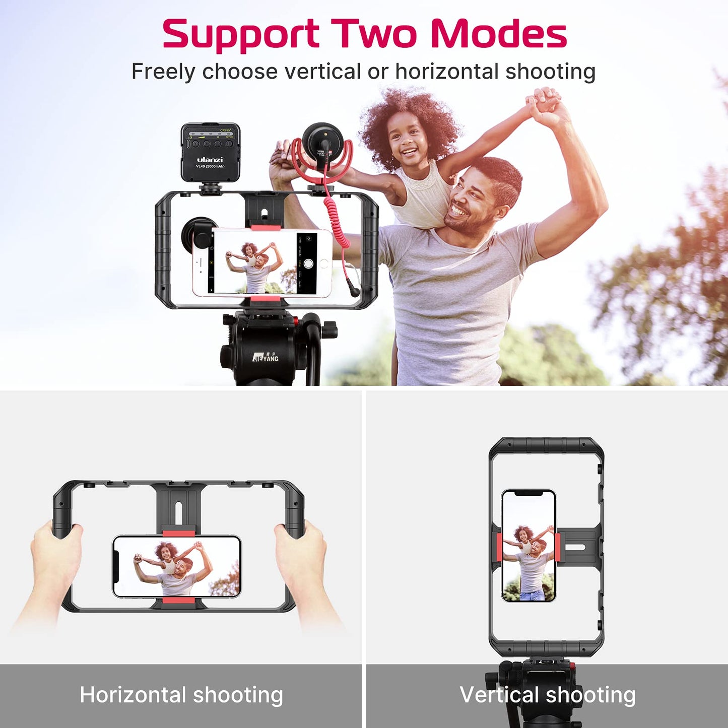 Filmmaking Vlogging Case, Phone Video Stabilizer