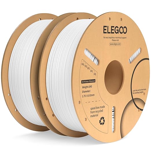 PLA Plus Filament 1.75mm White 2KG