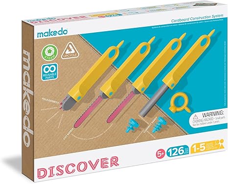 Cardboard art tools- Discover Makedo