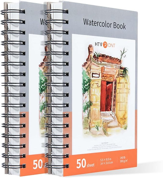 Watercolor Paper - 100 Sheets 5.5"x8.5" Watercolor Pad