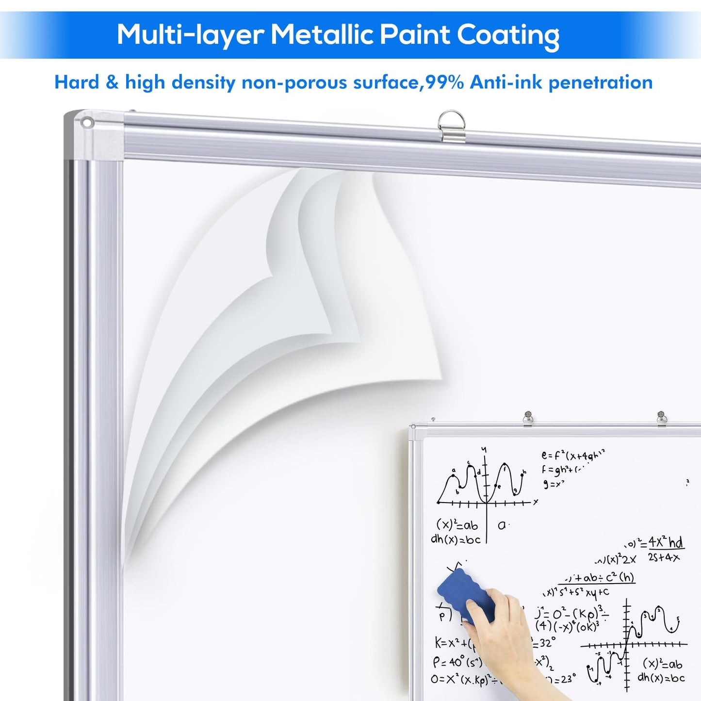 Maxtek White Board Dry Erase 72x40