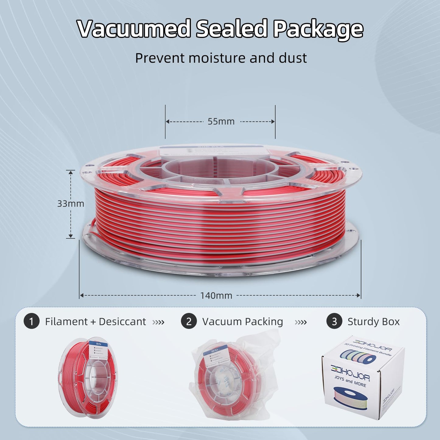 3D Printer Filament Bundle, Silk PLA Filament