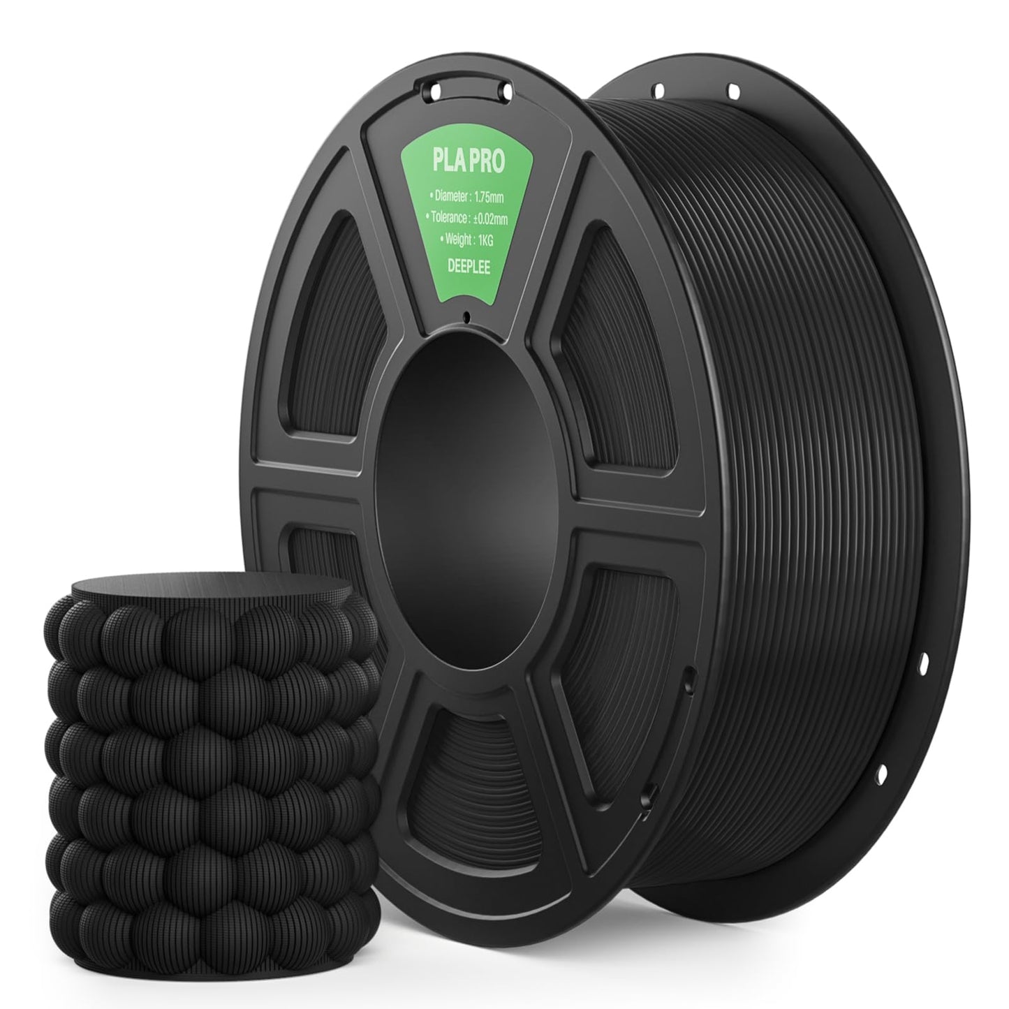 PLA PRO Filament 1.75mm-1KG Black