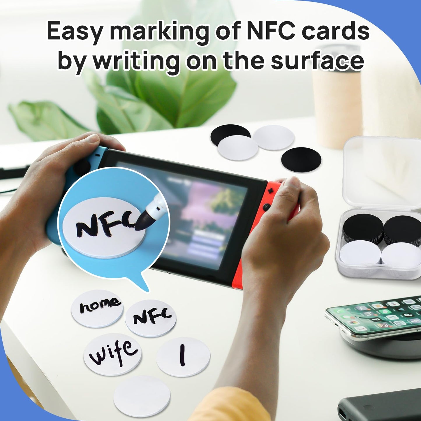 NFC Tags, Stickers Cards With Adhesive Back