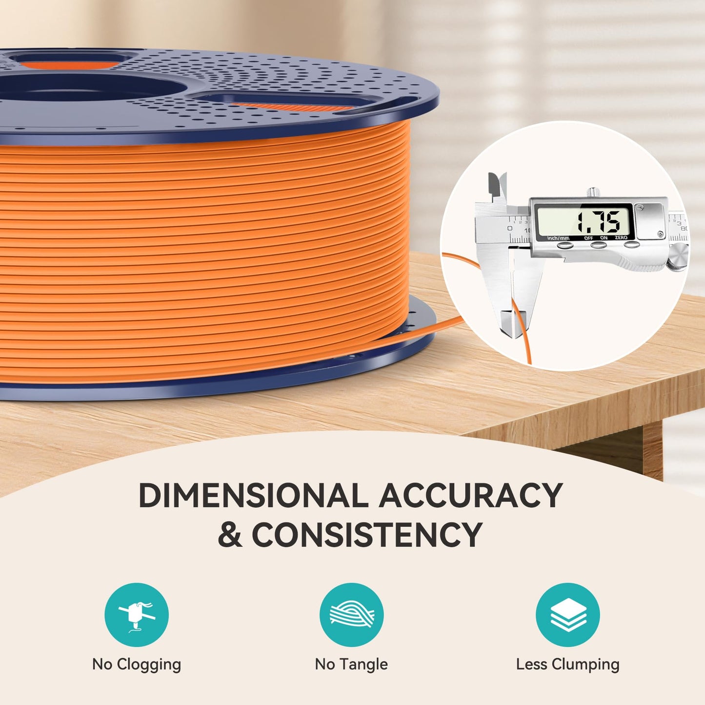 3D Printer Filament Bundle Muticolor, PLA Filament 1.75mm