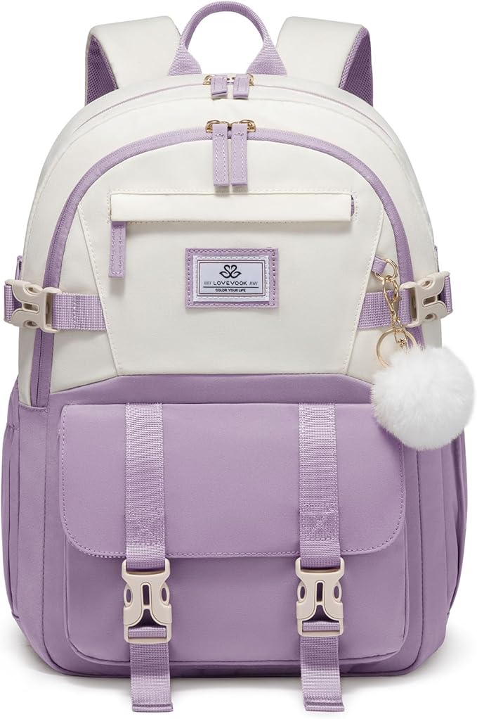 Aesthetic Backpack with Large Cup Holder