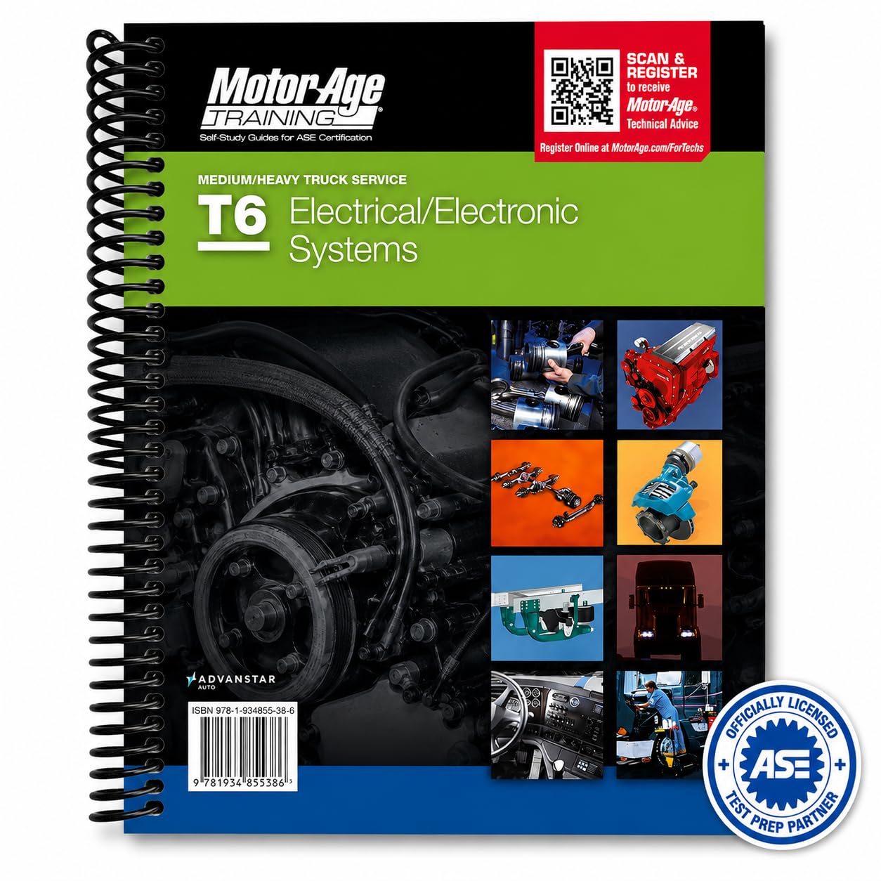 ASE Test Prep Medium and Heavy Truck Study Guide Set - ASE T1-T8