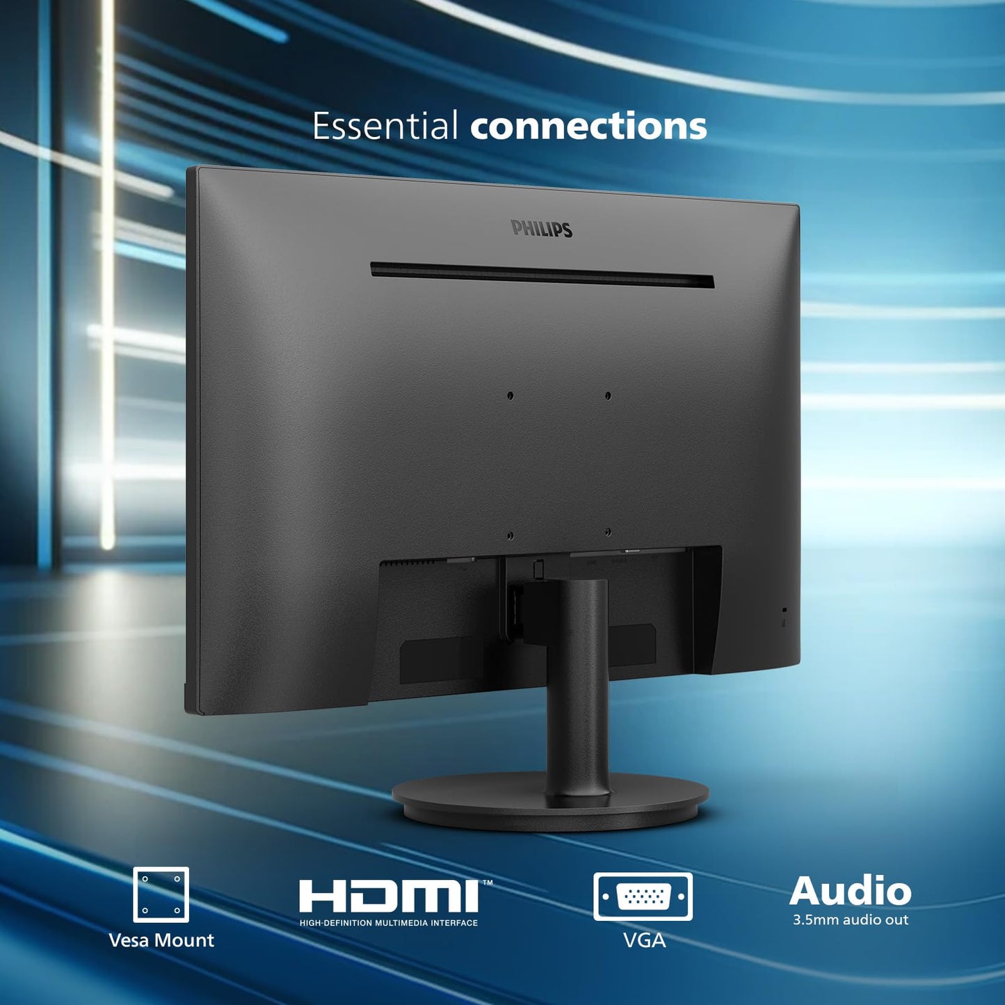 Philips 24 Inch Computer Monitor FHD 100Hz VA VESA Flicker-Free