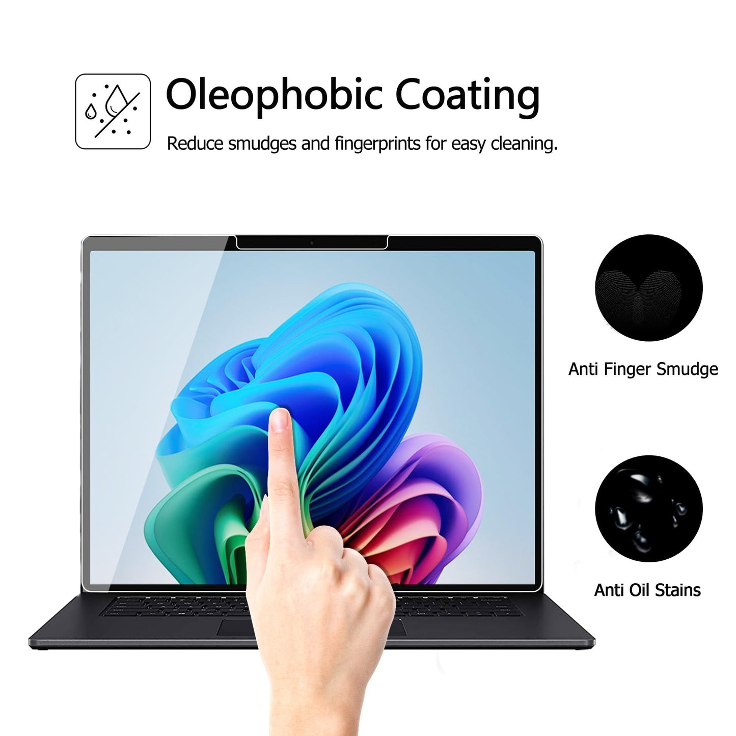 Screen Protector for Microsoft Surface Laptop 7 (2024, 13.8 Inch) - Tempered Glass