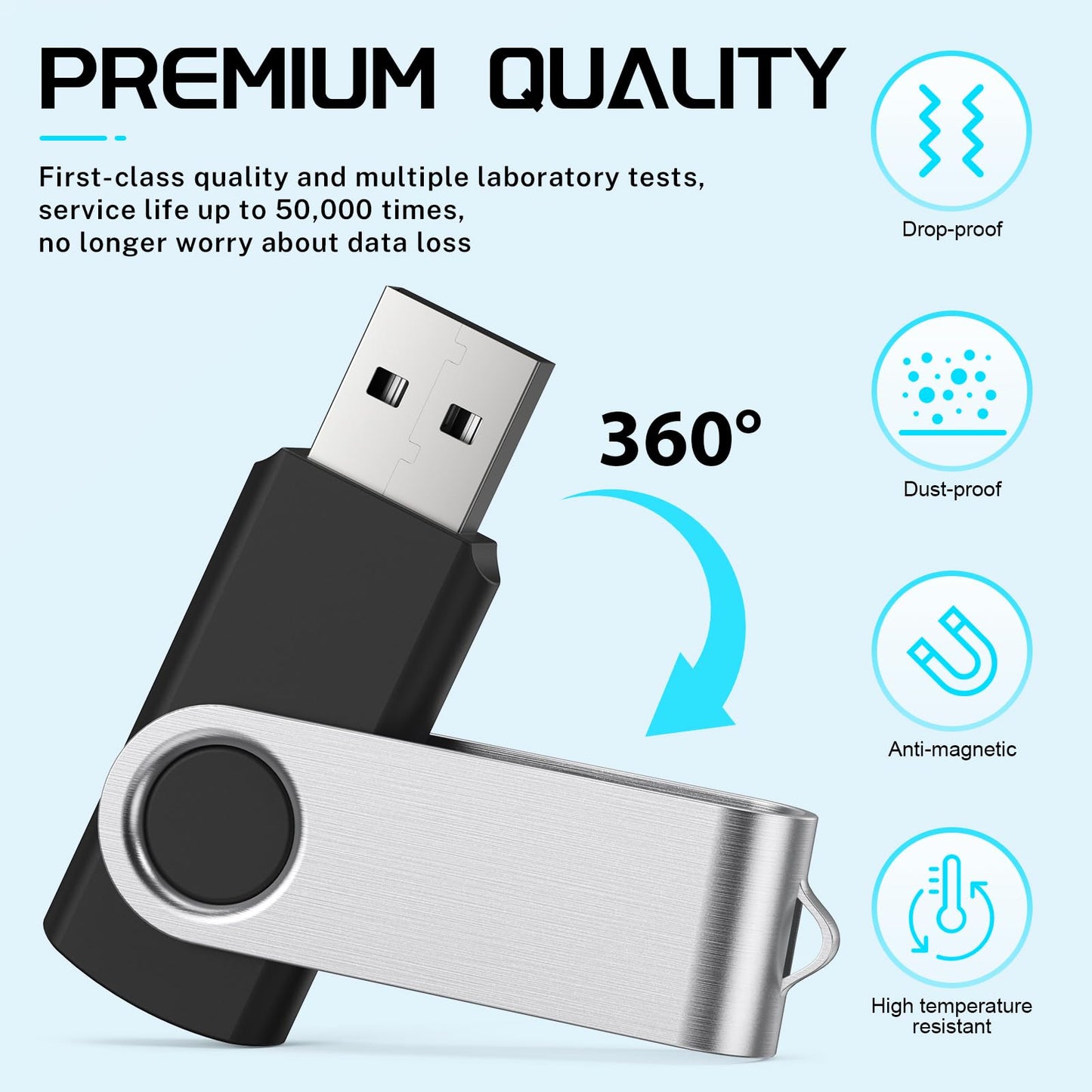 64GB Flash Drive 10 Pack