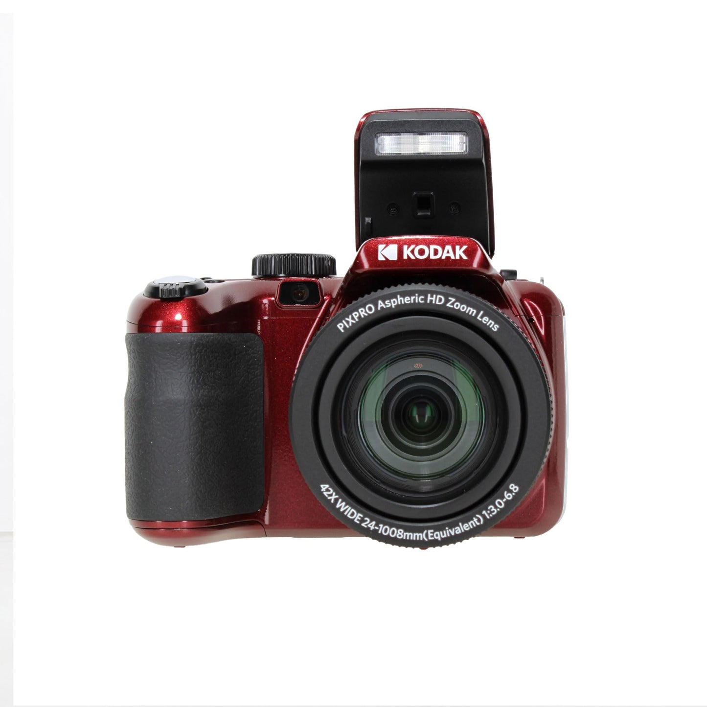 Kodak PIXPRO AZ425 20MP Vlogging Digital Camera (Red) with Accessories
