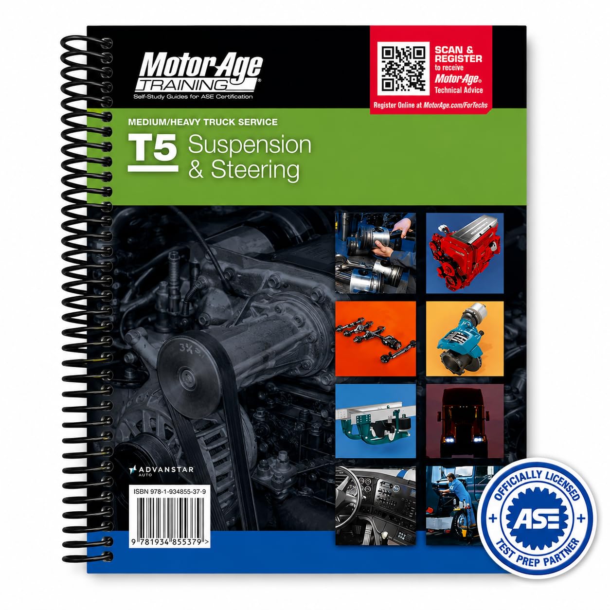 ASE Test Prep Medium and Heavy Truck Study Guide Set - ASE T1-T8