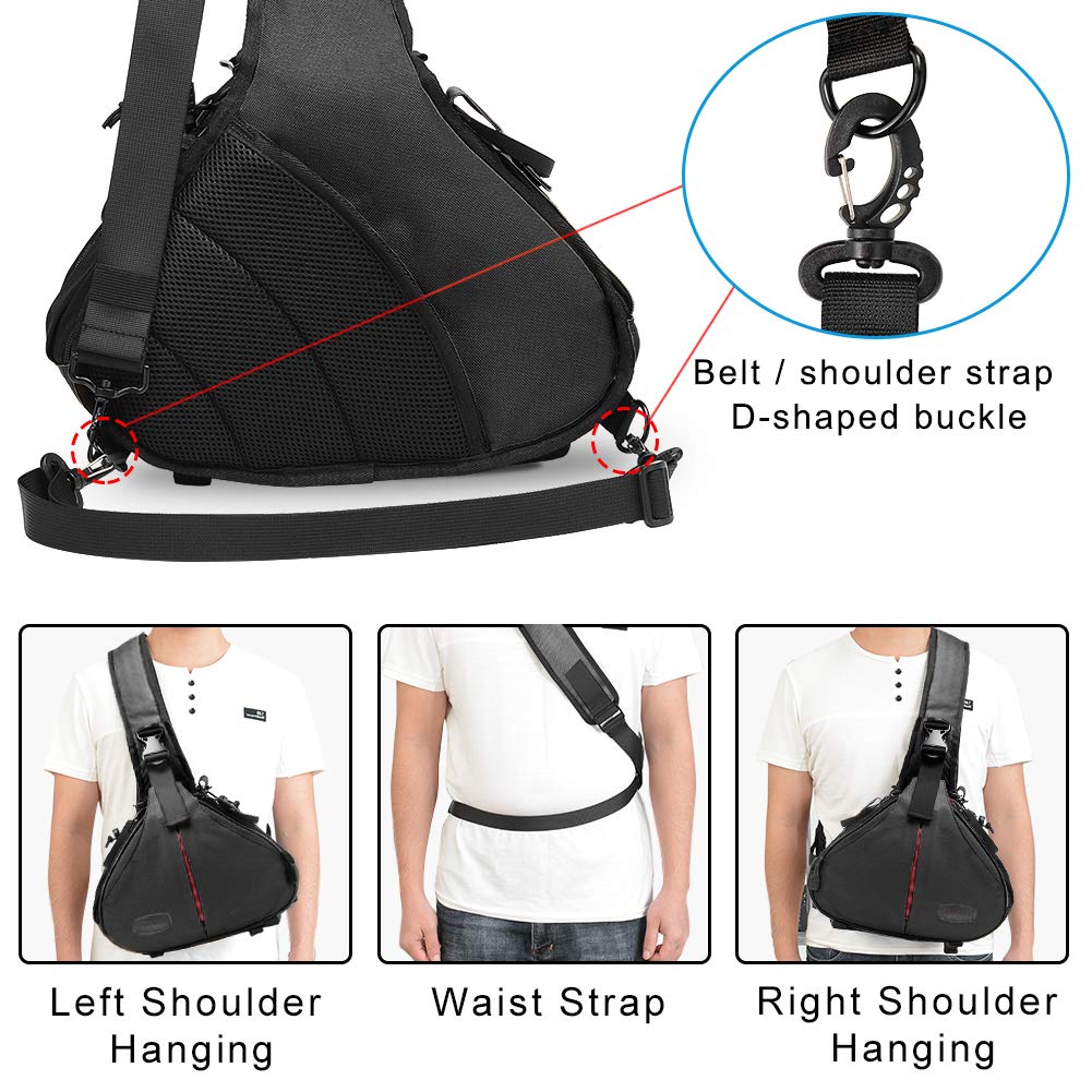 CADeN Camera Bag Sling Backpack Camera Case