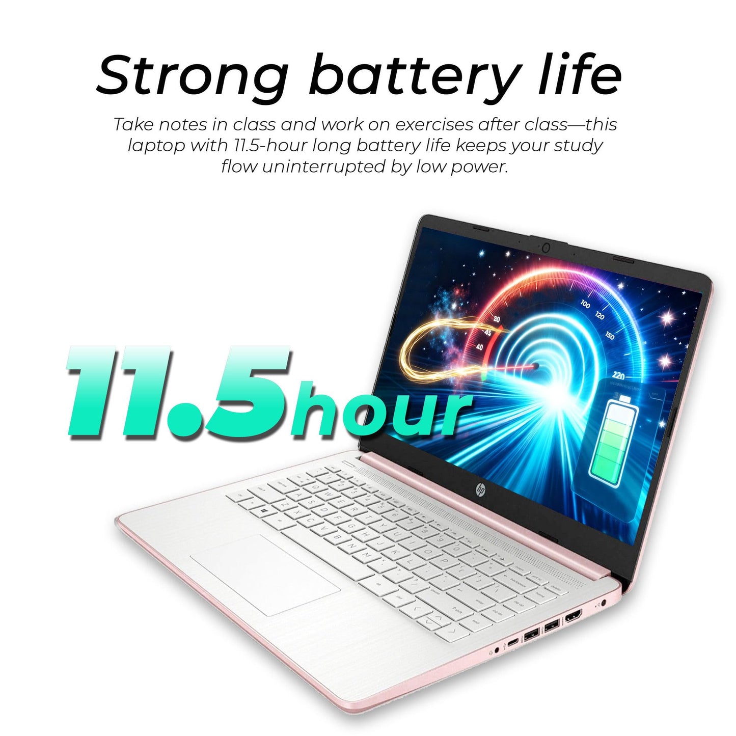 HP New Everyday Laptop • 2026 Edition • Microsoft Office 365 Included • Intel N150 CPU • 128GB SSD