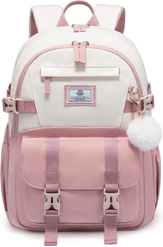 Aesthetic Backpack with Large Cup Holder
