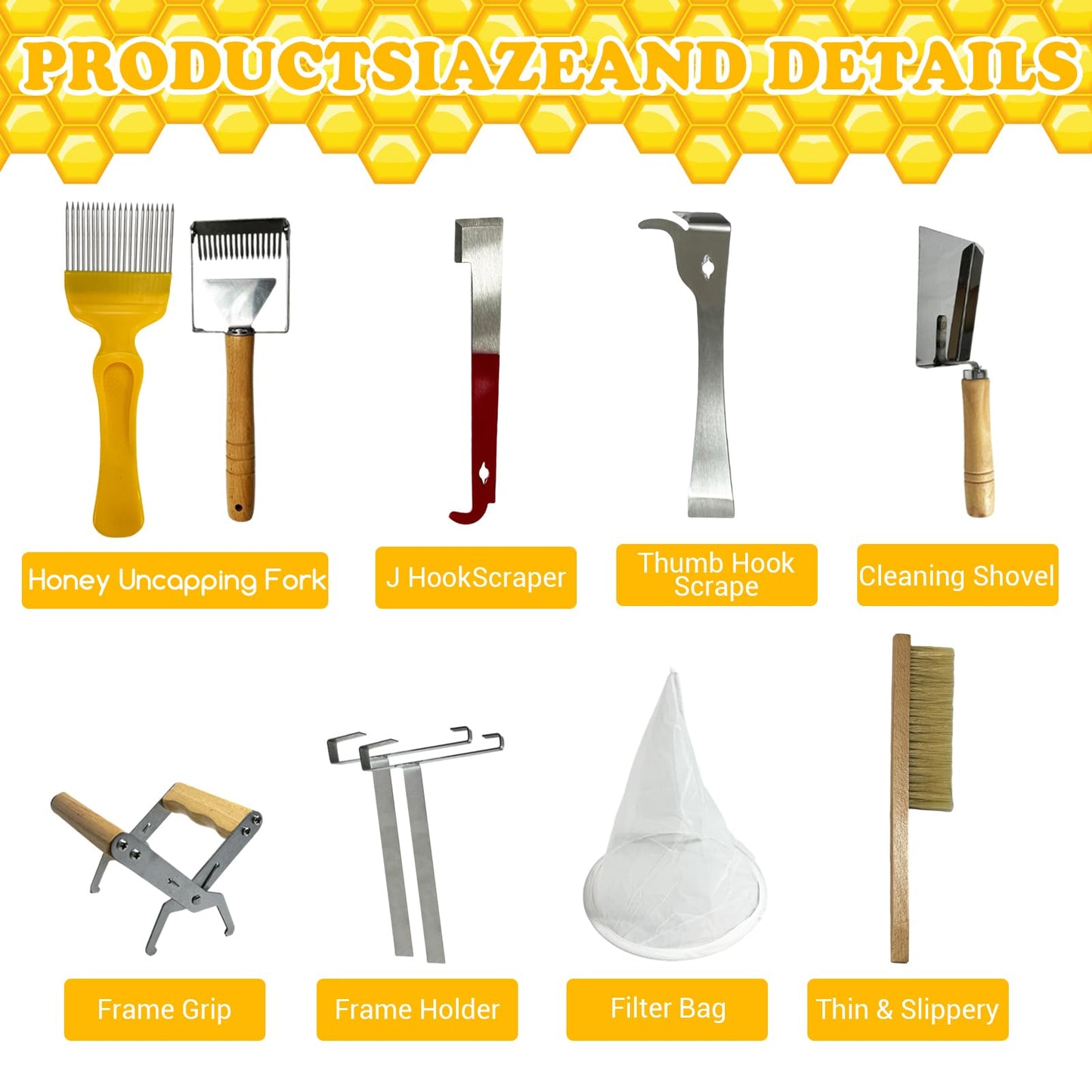 27 PCS Bee Keeping Starter Kit