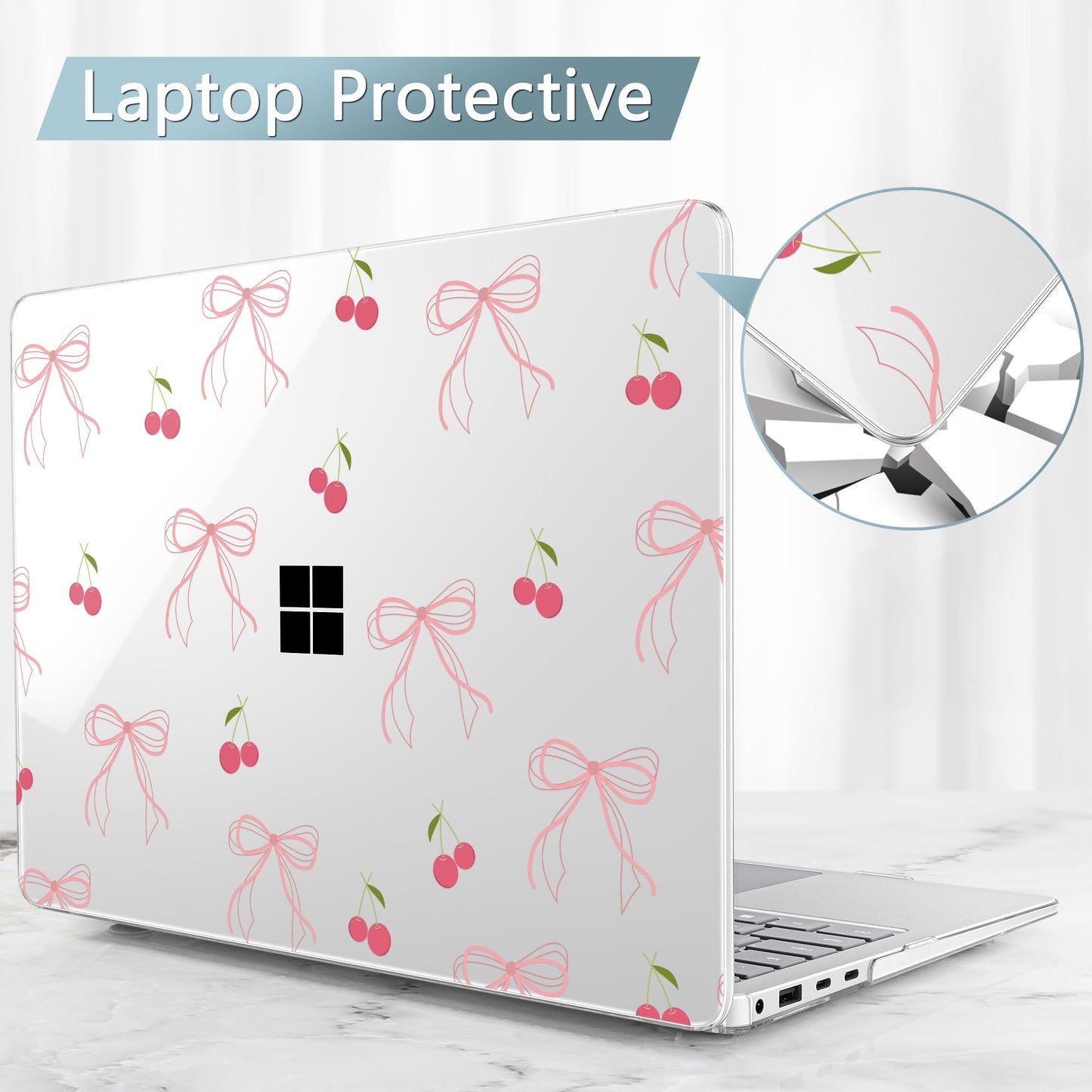 Case ONLY Compatible for 2024+ 13.8" Microsoft Surface Laptop 7