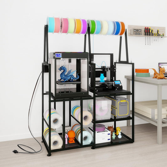 3D Printer Stand with Filament Storage