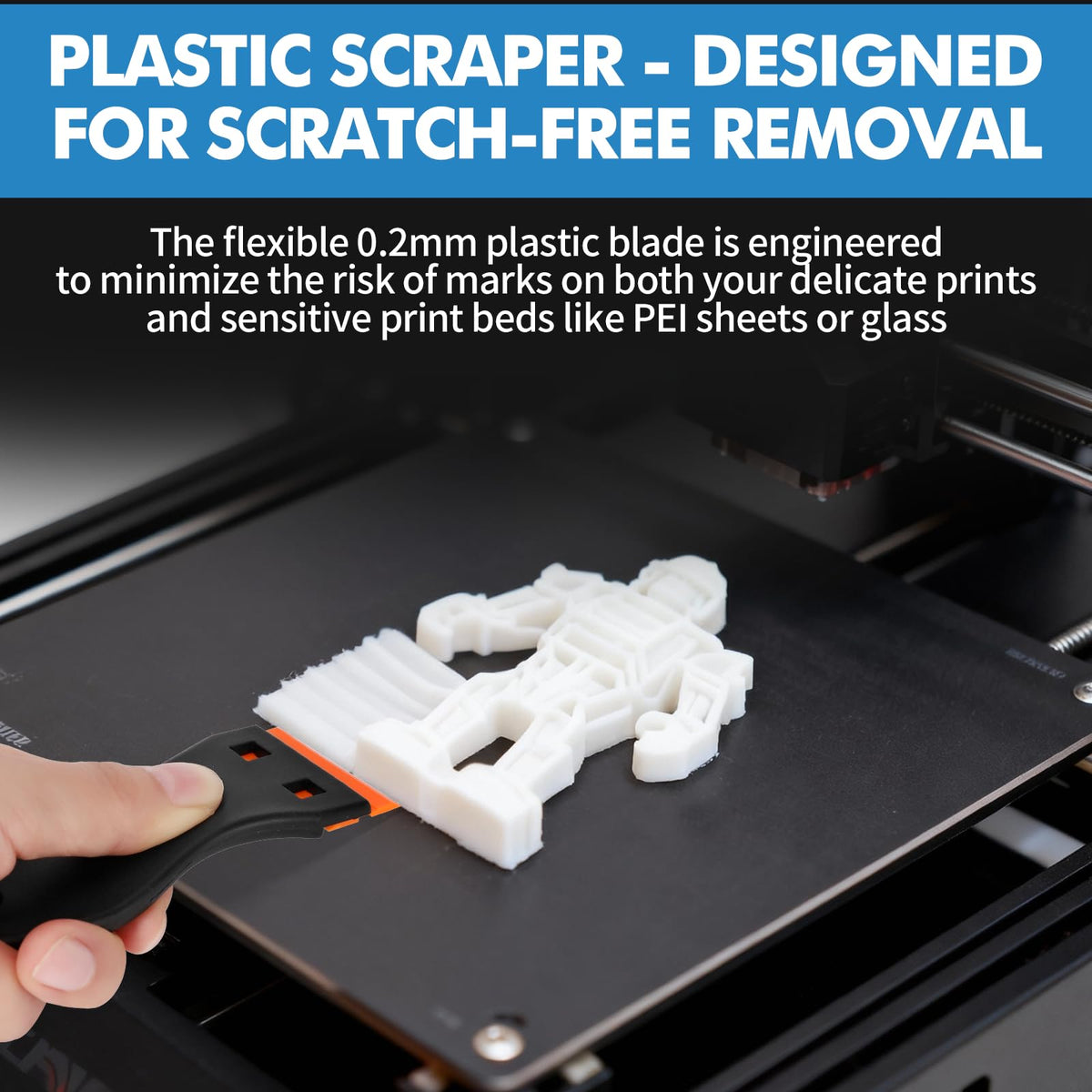 14Pcs 3D Printer Scraper Tool, Plastic Scraper for Scratch Free Removal
