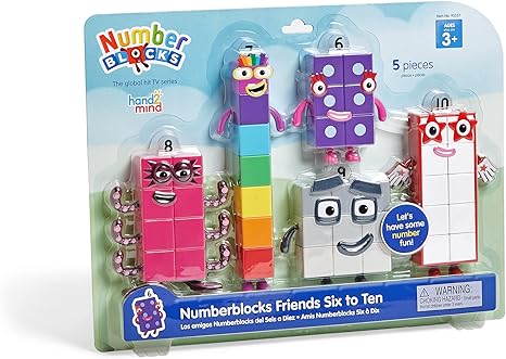 NumberBlocks Friends Six to Ten Counting