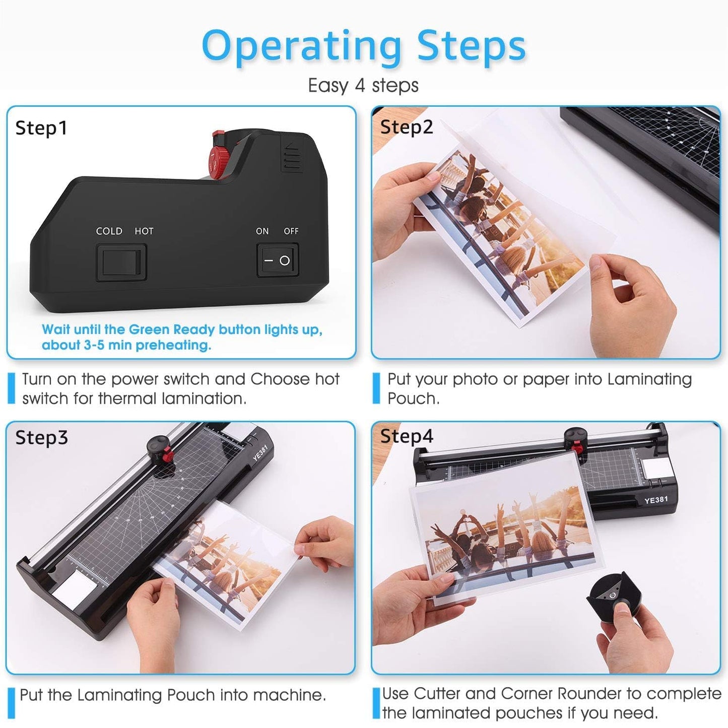Laminator Machine for A3/A4/A6