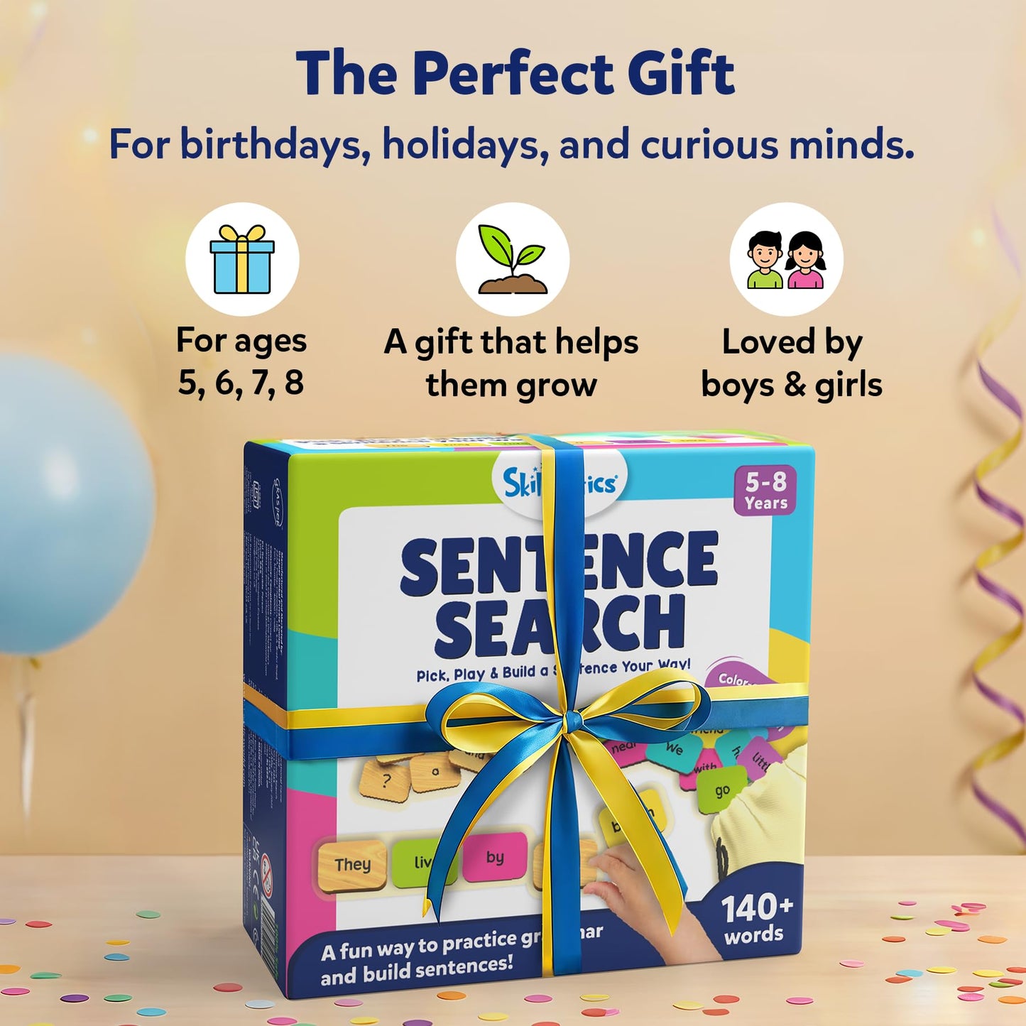 Skillmatics Sentence Search – Educational Board Game