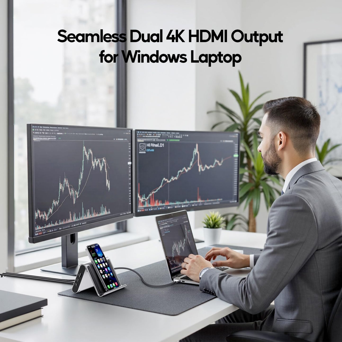 USB C Docking Station Dual Monitor