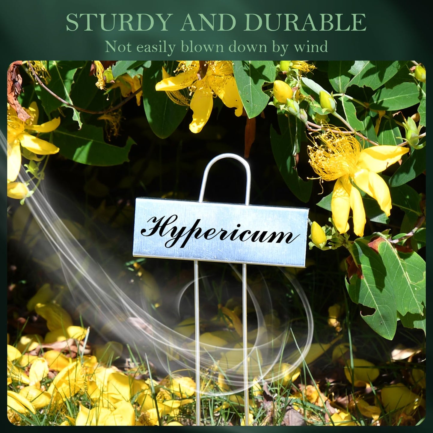 30 Pack Metal Plant Labels for Outdoor Garden Waterproof Plant Markers