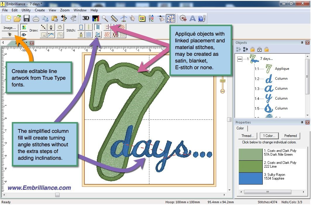 Embrilliance StitchArtist Level 1, Digitizing Embroidery Software for Mac & PC